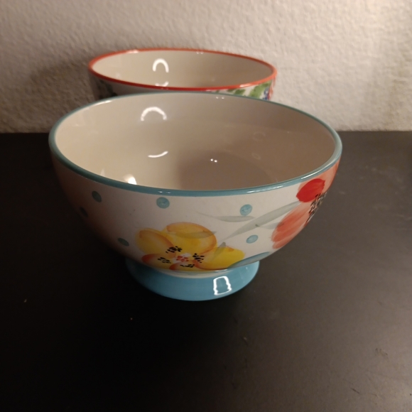GORGEOUS NEW Pair of Pioneer Woman 6" Bowls. - Picture 6 of 8